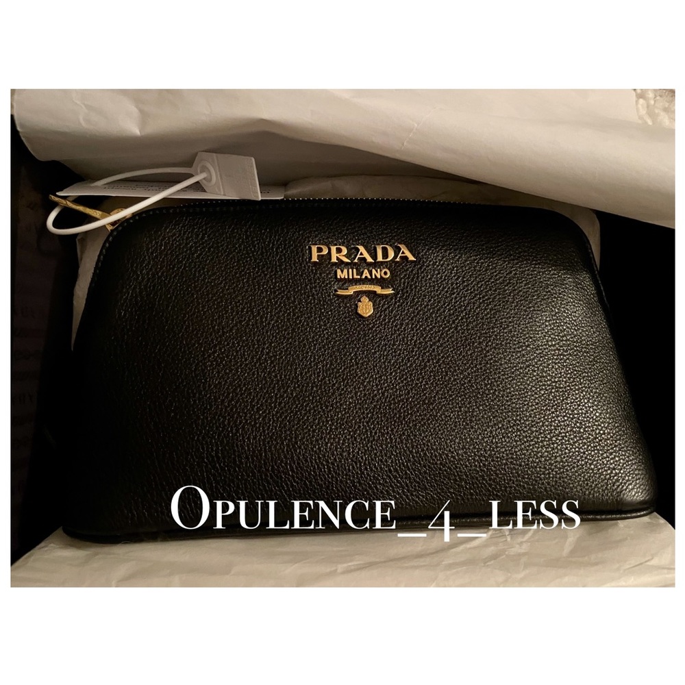 Prada Saffiano Leather Clutch